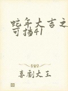 蛇年大吉之婚不可挡41