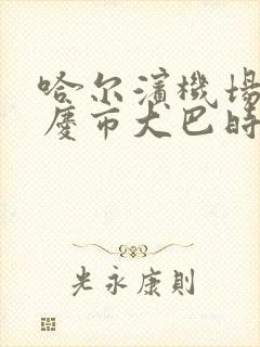 哈尔滨机场到大庆市大巴时刻表