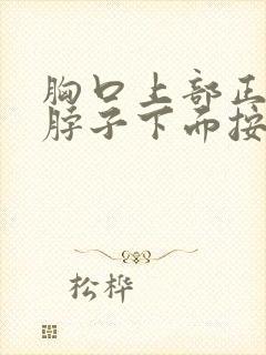 胸口上部正中间脖子下面按压疼痛