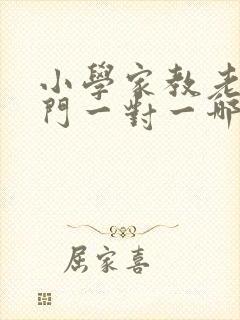 小学家教老师上门一对一哪个平台找