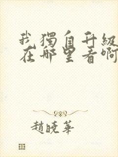 我独自升级动漫在哪里看啊