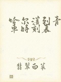 哈尔滨到青冈客车时刻表