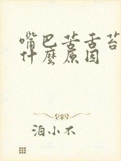 嘴巴苦舌苔白是什么原因