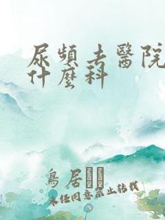 尿频去医院检查什么科