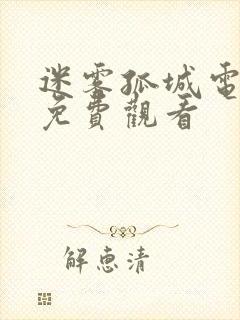 迷雾孤城电视剧免费观看