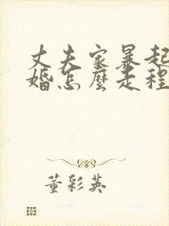 丈夫家暴起诉离婚怎么走程序