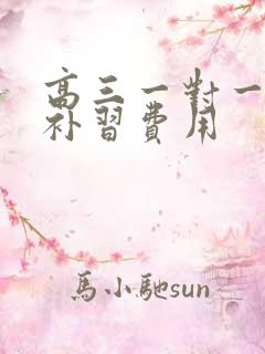 高三一对一数学补习费用