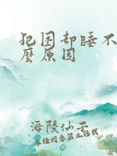 犯困却睡不着什么原因