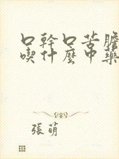 口干口苦胆囊炎吃什么中药