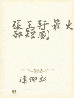 张玉轩最火的十部短剧