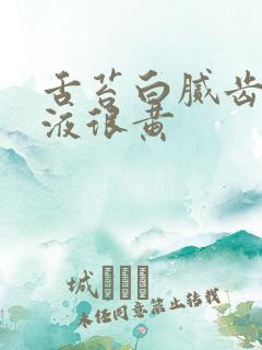 舌苔白腻齿痕尿液很黄