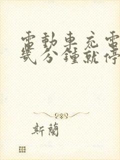 电动车充电器充几分钟就停是什原因