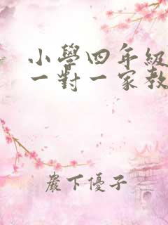 小学四年级数学一对一家教辅导