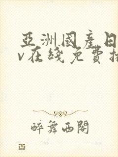 亚洲国产日韩av在线免费播放