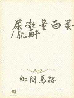 尿微量白蛋白高/肌酐