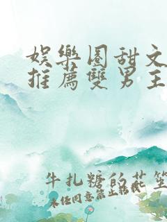 娱乐圈甜文小说推荐双男主