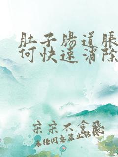 肚子肠道胀气如何快速消除