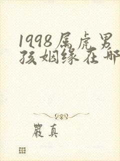 1998属虎男孩姻缘在哪一年