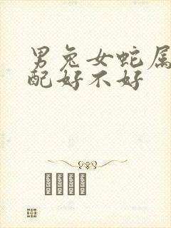 男兔女蛇属相婚配好不好