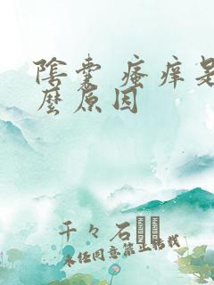 阴囊 瘙痒是什么原因