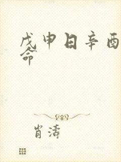 戊申日辛酉时男命