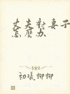 丈夫对妻子家暴怎么办