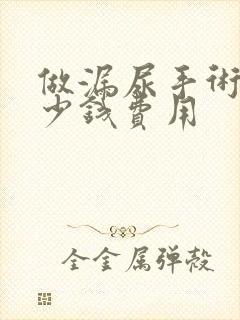 做漏尿手术要多少钱费用