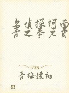 名侦探柯南之绀青之拳免费全集观看