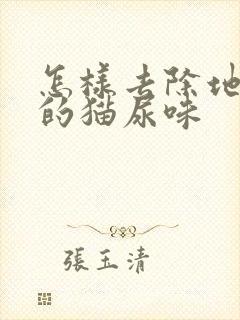 怎样去除地板上的猫尿味