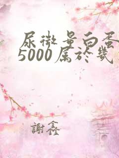 尿微量白蛋白高5000属于几期肾病