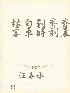 林甸到齐齐哈尔客车时刻表查询