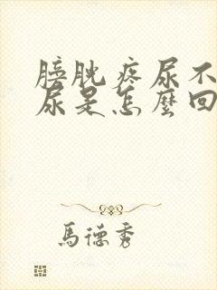 膀胱疼尿不出来尿是怎么回事