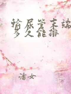 输尿管末端结石多久能排