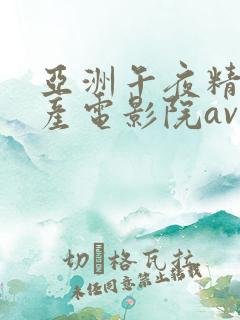 亚洲午夜精品国产电影院av