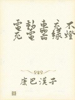 电动车充不进电充电器绿灯