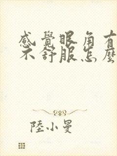 感觉眼角有异物不舒服怎么办