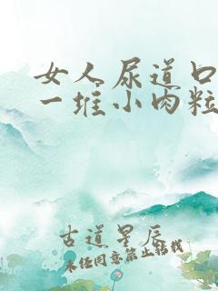 女人尿道口起了一堆小肉粒