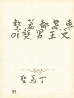 整篇都是车的doi双男主文