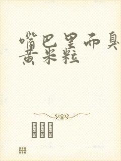 嘴巴里面臭臭的黄米粒