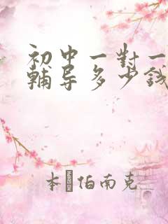 初中一对一数学辅导多少钱