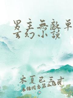 男主无敌单女主玄幻小说