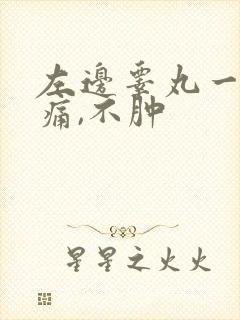 左边睾丸一碰就痛,不肿