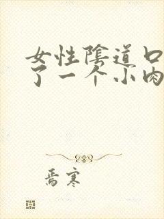 女性阴道口边起了一个小肉疙瘩