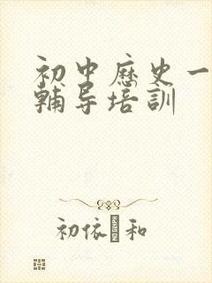 初中历史一对一辅导培训