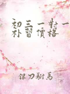 初三一对一物理补习价格