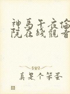 神马午夜伦理影院在线观看