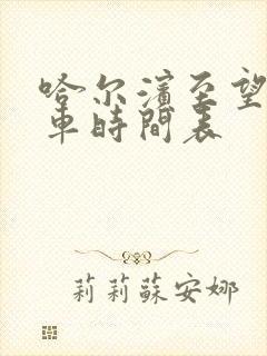 哈尔滨至望奎客车时间表