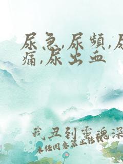 尿急,尿频,尿痛,尿出血