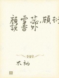 颜雪蕊,顾衍小说番外