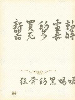 新买的电动喷雾器充多长时间电